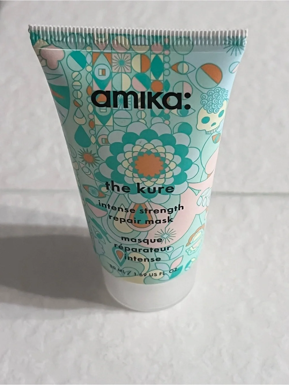 Sealed Amika THE KURE Intense Strength Repair Mask TRAVEL SIZE